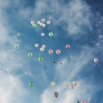 Luftballons auf der Hochzeit