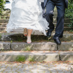 Braut und Brautvater