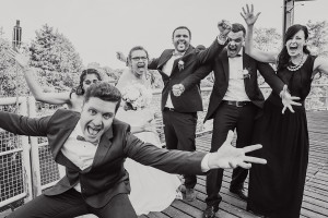 Fotoreportage Gruppenfoto Hochzeit