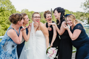 Fotoreportage Gruppenfoto Hochzeit