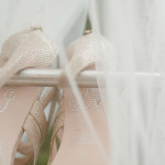Brautschuhe mit Schrift