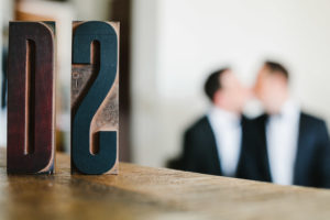 Bokeh Hochzeitspaar