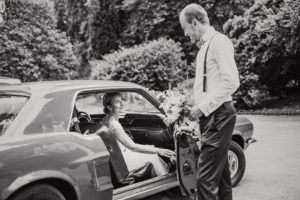 Brautpaar Mustang Shooting