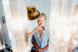 Getting Ready Braut