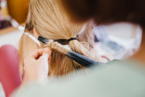 Braut Haarstyling