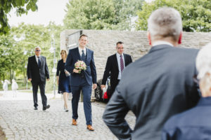 Ankunft Bräutigam