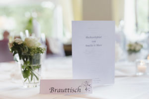 Details Brauttisch