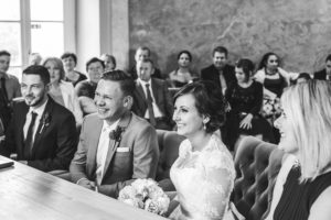 Lachen Brautpaar