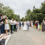 Empfang Brautpaar