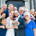 Gruppenfoto Hochzeit