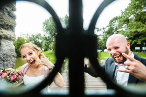 rockiges Brautpaar