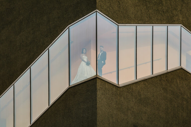 Architektur Brautpaar