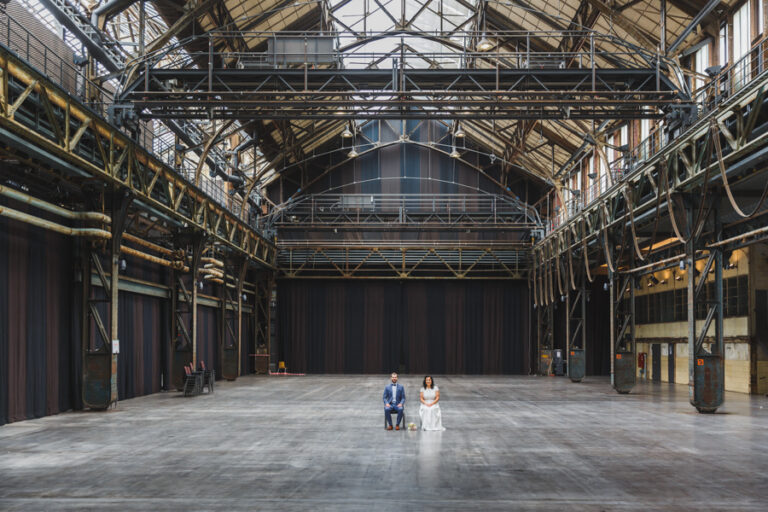 Hochzeitsfotos in der Industrie