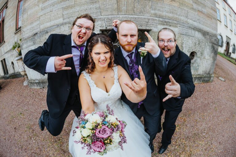 verrücktes Gruppenfoto
